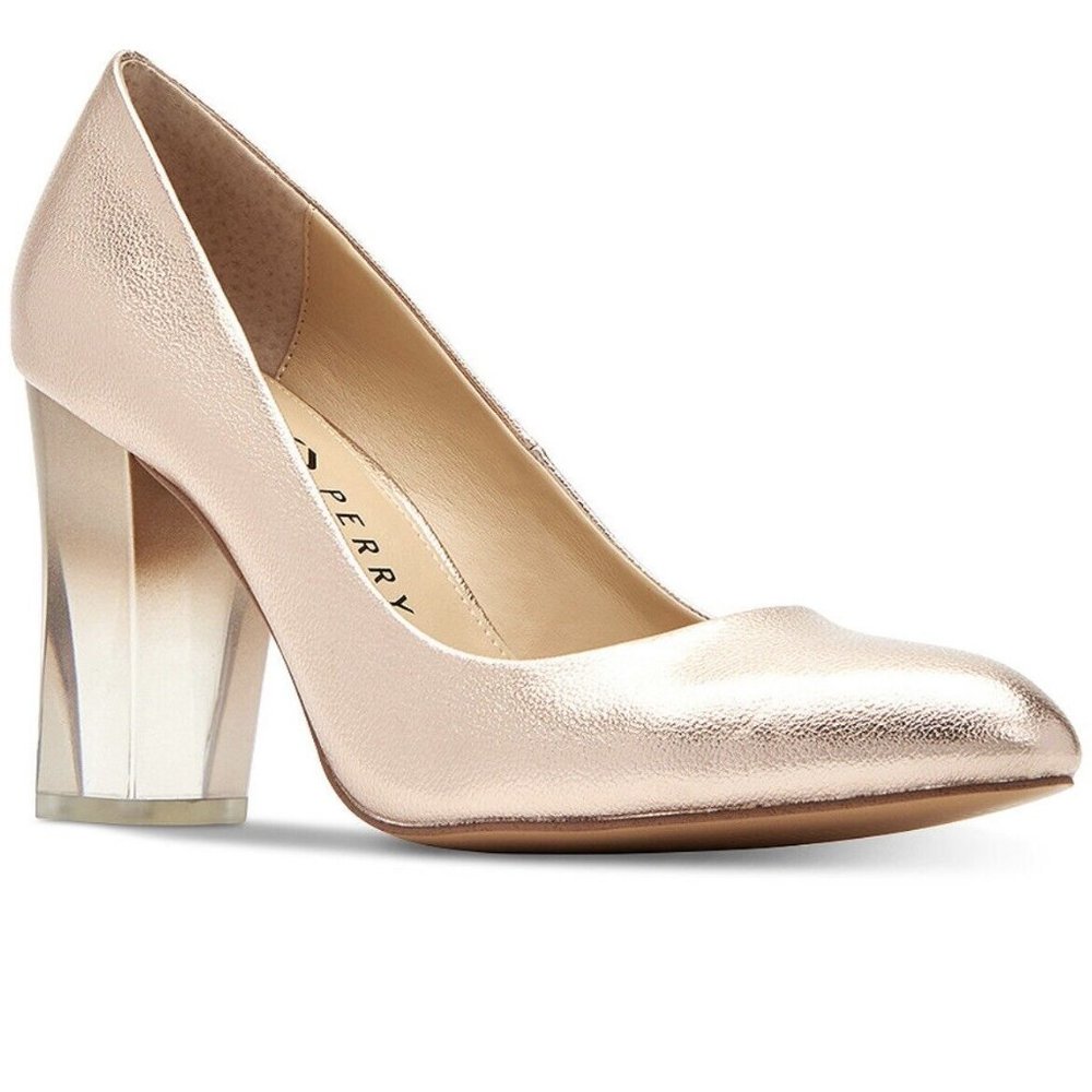 💃👠Katy Perry Women's The A.W Middie-Smooth Metallic Pump Rose Gold 9.5 👠💃 - Picture 4 of 16